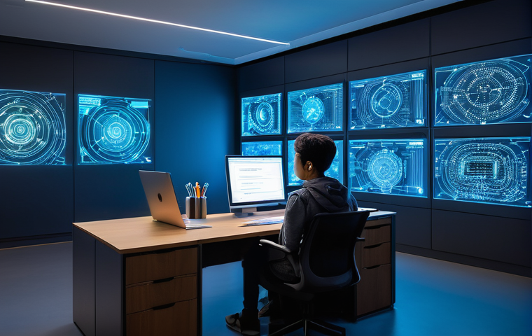 AI 전문가의 논문 작성 가이드 - **Image Prompt 1: AI-Powered Research Topic & Question Generation**
**Description:** A brightly ...