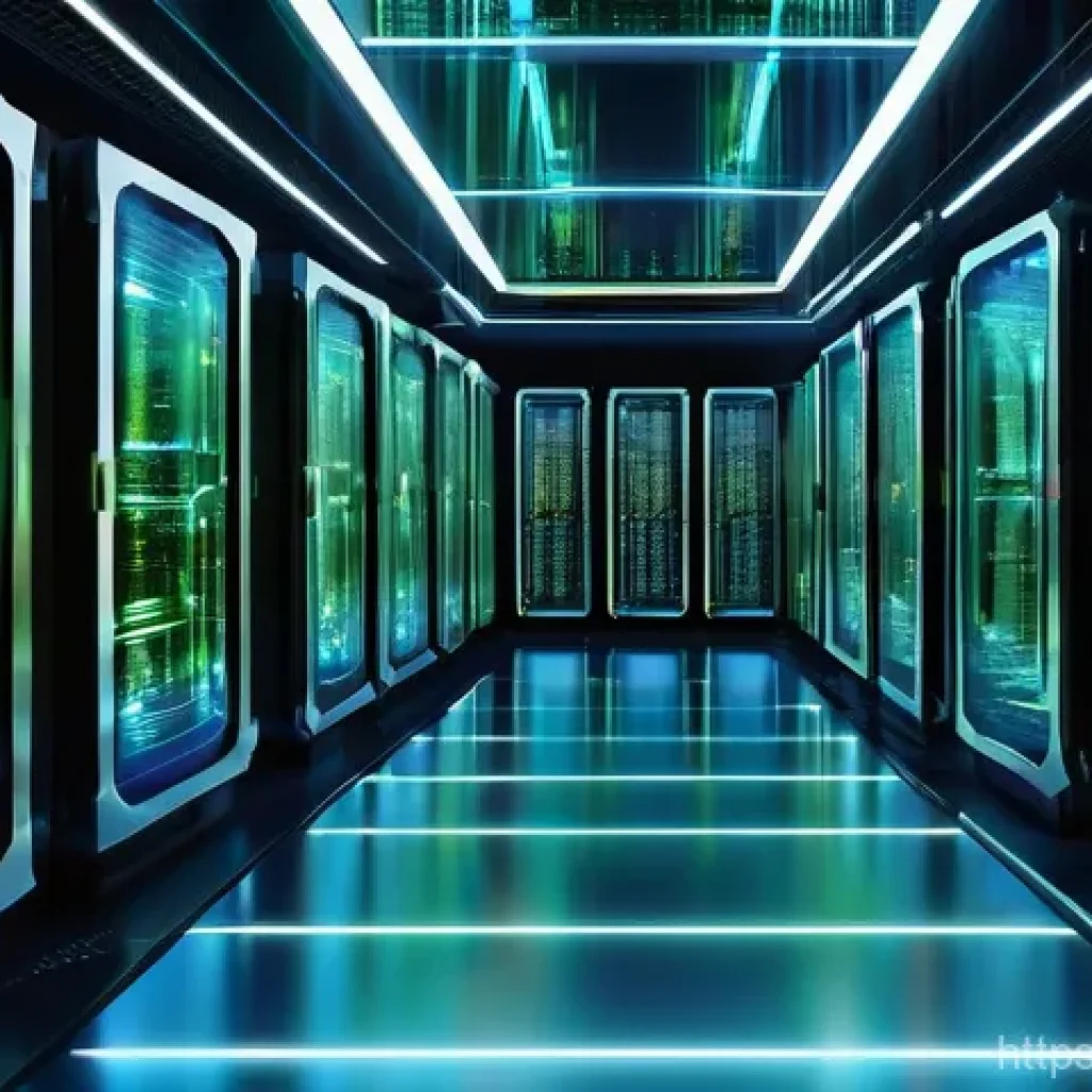 AI 프로젝트의 데이터 보안 문제 - **Prompt 1: The Digital Citadel of Data Protection**
A highly stylized, futuristic data center i...