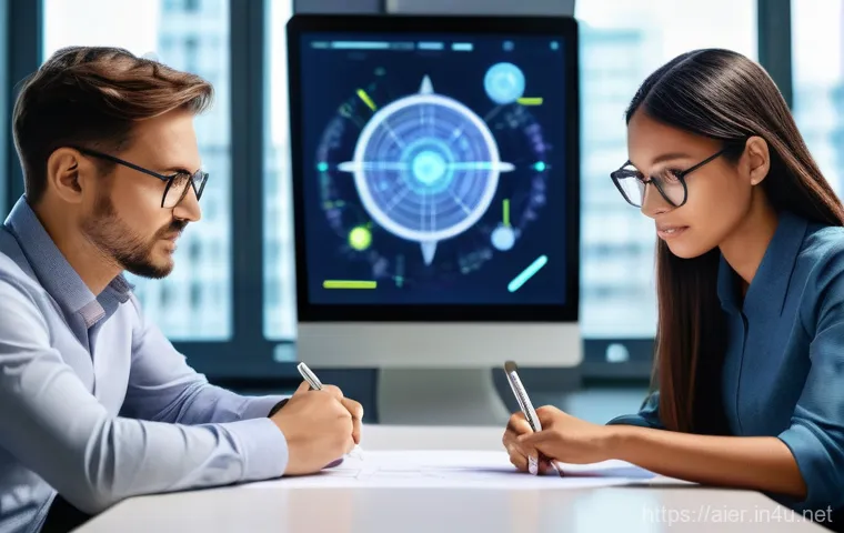 AI 전문가의 윤리적 고민과 해결 - **Prompt:** Inside a clean, high-tech medical consultation room, a kind female doctor (wearing a pri... AI 전문가의 윤리적 고민과 해결 - **Prompt:** Inside a clean, high-tech medical consultation room, a kind female doctor (wearing a pri...